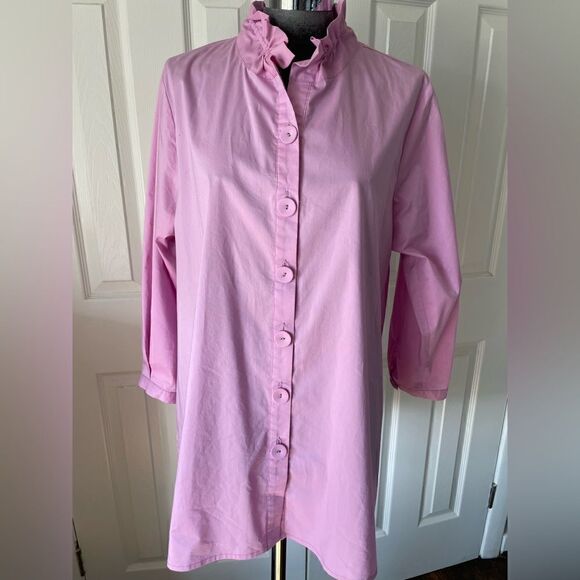 McCully’s North Caroline Pink Cotton Tunic Size XS - Picture 2 of 12